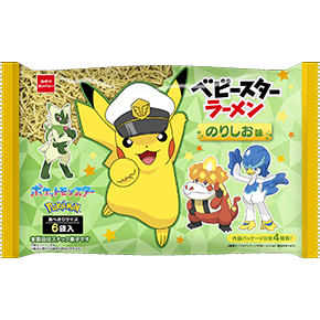 ポケモン ベビースターラーメン（のりしお味）6袋入