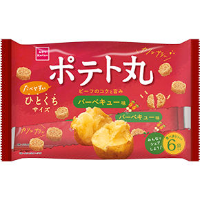 ポテト丸（バーベキュー味）6袋入